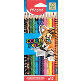 Maped crayon de couleur triangulaire COLOR'PEPS Animals