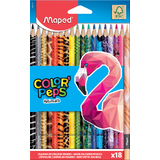 Maped crayon de couleur triangulaire COLOR'PEPS Animals