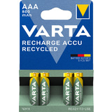 VARTA pile NiMH "RECHARGE accu Recycled", micro AAA, 800 mAh