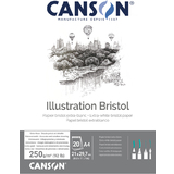 CANSON bloc Illustration Bristol, A4, 250 g/m2, blanc