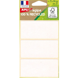 APLI etiquette multi-usage, 34 x 75 mm, blanc, 100%