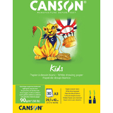 CANSON bloc  dessin Kids, A3, 90 g/m2, 30 feuilles
