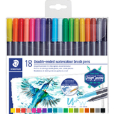 STAEDTLER feutre double pointe Design Journey, tui de 18