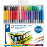 STAEDTLER feutre double pointe Design Journey, tui de 72