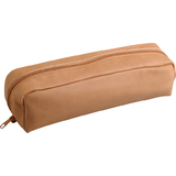 Clairefontaine trousse rectangulaire, cuir naturel