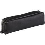 Clairefontaine trousse rectangulaire, cuir noir vieilli