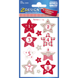 Avery zweckform ZDesign stickers calendrier de l'Avent