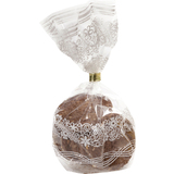 folia sachet en cellophane imprim dentelle, 95 x 160 mm