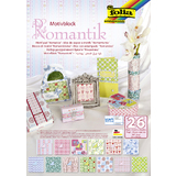 folia bloc en papier  motifs "Romantique", 240 x 350 mm