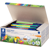 STAEDTLER feutre de coloriage Noris, bote de 100