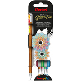 Pentel stylo roller  encre gel hybrid Dual Metallic, set