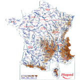 Maped gabarit carte de France, contenu: 2 pices