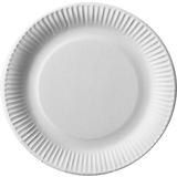 PAPSTAR assiette en carton "pure" diamtre: 230 mm, blanc