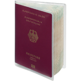 DURABLE pochette double pour passeport, format: 189 x 129 mm