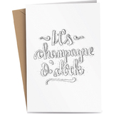 RMERTURM carte de voeux "It's champagne o'clock"