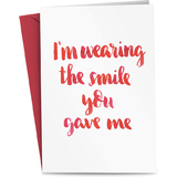 RMERTURM carte de voeux I am wearing the smile you gave me