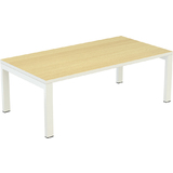 PAPERFLOW table basse easyDesk, rectangulaire, htre / blanc