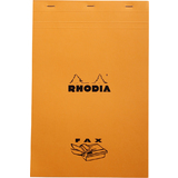 RHODIA bloc agraf "FAX", format A4+, pr-imprim, orange