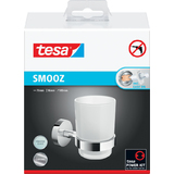 tesa support pour verre  dents SMOOZ, avec colle, chrom