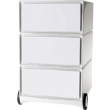 PAPERFLOW caisson mobile "easyBox", 3 tiroirs, blanc / blanc