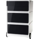 PAPERFLOW caisson mobile "easyBox", 4 tiroirs, blanc / noir
