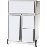 PAPERFLOW caisson mobile "easyBox", 1 tiroir, blanc / blanc