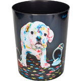 Lufer corbeille  papier "chien multicolor"