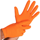 HYGOSTAR gant en nitrile "POWER GRIP", M, orange