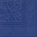 PAPSTAR serviette "ROYAL collection Ornaments", bleu fonc