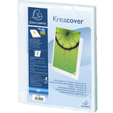 EXACOMPTA Bote de classement kreacover A4, PP, 25 mm, blanc