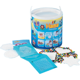 Hama perles  repasser midi + 5 plaques, seau, 20.000 pices