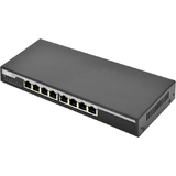 DIGITUS switch de bureau PoE Gigabit, 8 ports