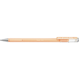 Pentel stylo roller  encre gel hybrid Milky, orange pastel