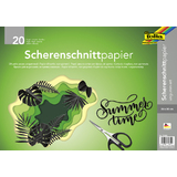 folia papier pour dcoupage silhouette, 350 x 500 mm, noir