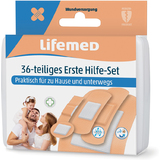 Lifemed kit de pansements de premiers secours, 36 pices