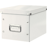 LEITZ Bote de rangement click & store WOW cube M, blanc