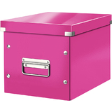 LEITZ Bote de rangement click & store WOW cube M, rose