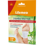 Lifemed compresses vitales Bambou, 80 x 60 mm, blanc