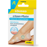 Lifemed pansement pour ampoules, transparent, paquet de 6