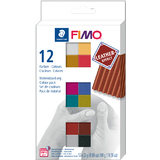 FIMO effect LEATHER kit de pte  modeler, kit de 12