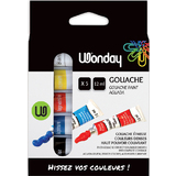 Wonday Gouache, tui carton de 5 tubes de 12 ml