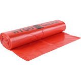 HYGOCLEAN sac poubelle, 120 litres, en LDPE, rouge