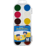 Lufer Bote de pastilles de peinture, 12 couleurs