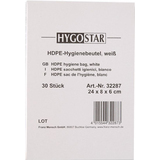 HYGOSTAR sac hyginique en HDPE, non imprim, blanc