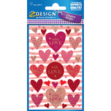 AVERY zweckform ZDesign stickers cadeaux "Love"