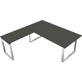 kerkmann bureau AVETO avec extension, (L)1.800 mm,anthracite