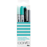 COPIC marqueur ciao, kit de 4 "Doodle pack Turquoise"