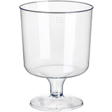 STARPAK verre  vin rouge en plastique, 0,2 l, transparent