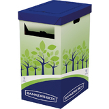 Fellowes bankers BOX collecteur de recyclage, vert/bleu