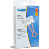 RAPESCO pince double-clip, (L)19mm, blanc/or rose, 80 pices